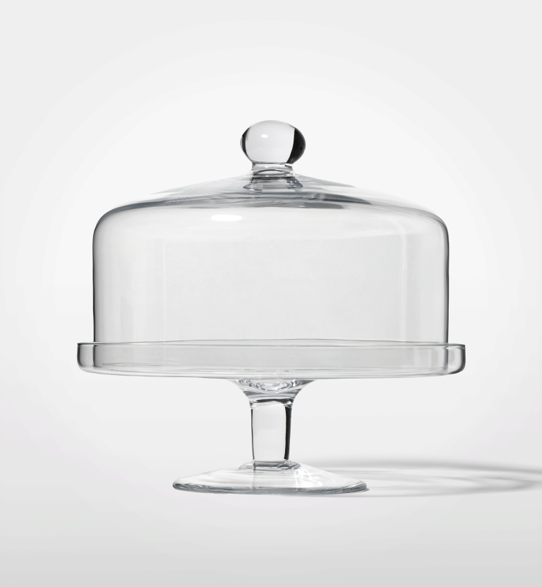 Krosno Glamour présentoir à gâteau sur pied avec cloche 31,5 cm