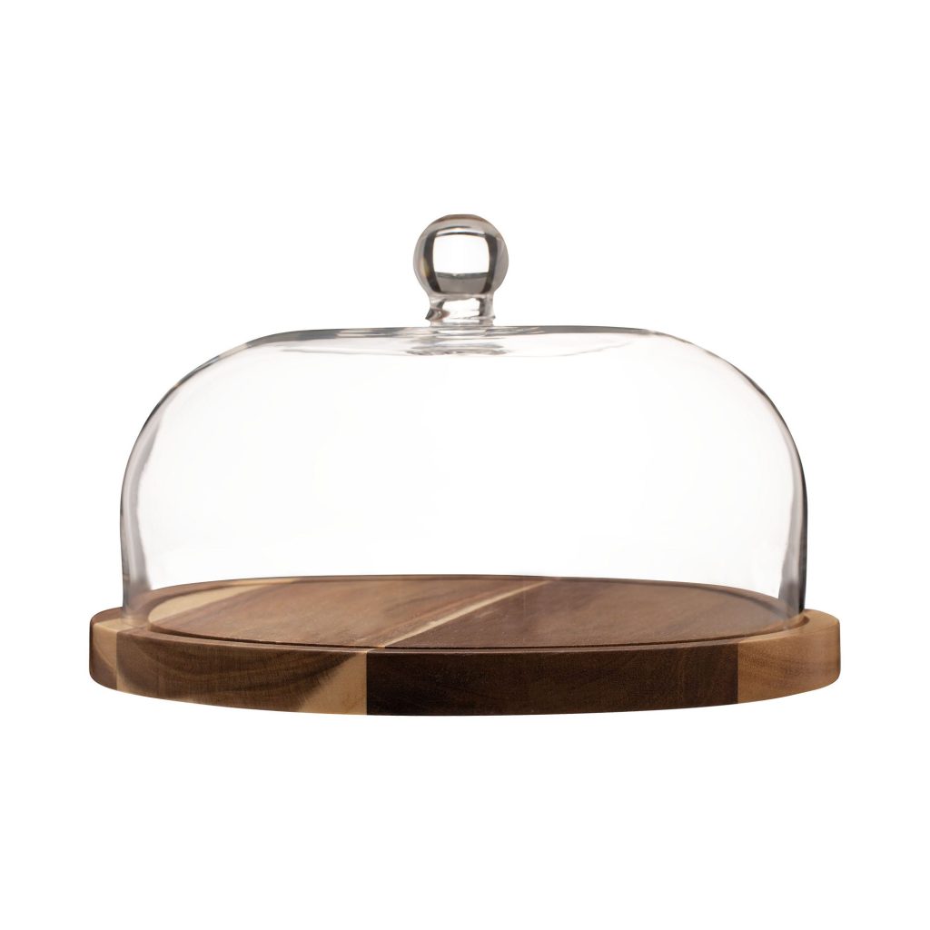 Ravenhead Selected cloche à gâteau et fromage sur planche 26 cm