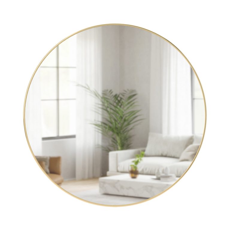 Umbra Hubba miroir rond 86 cm laiton